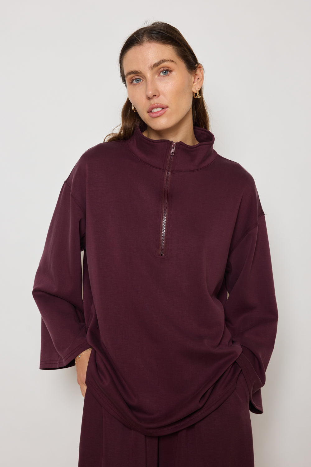 SWEAT VERO PRUNE