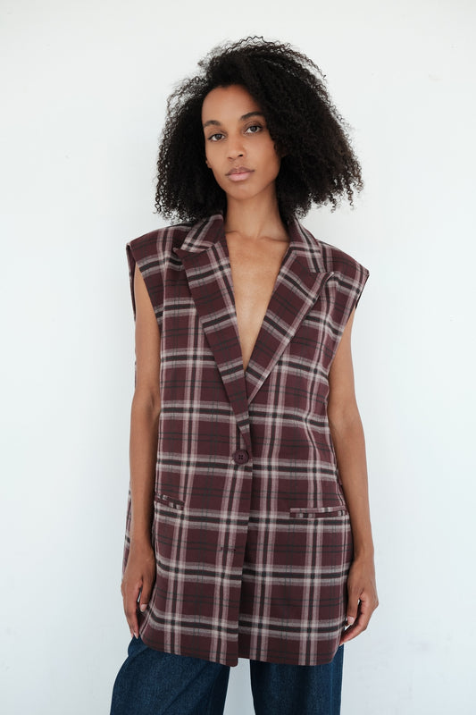 BLAZER ADELE BORDEAUX