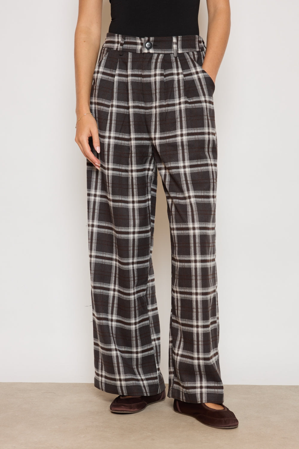 PANTALON ELENA CHOCOLAT