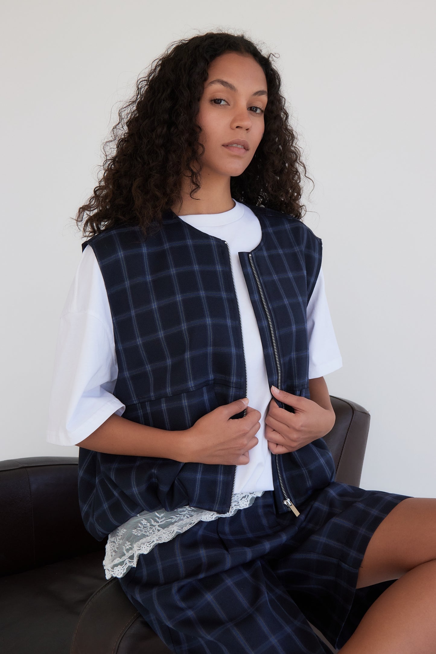 PAOLA BLUE CARDIGAN