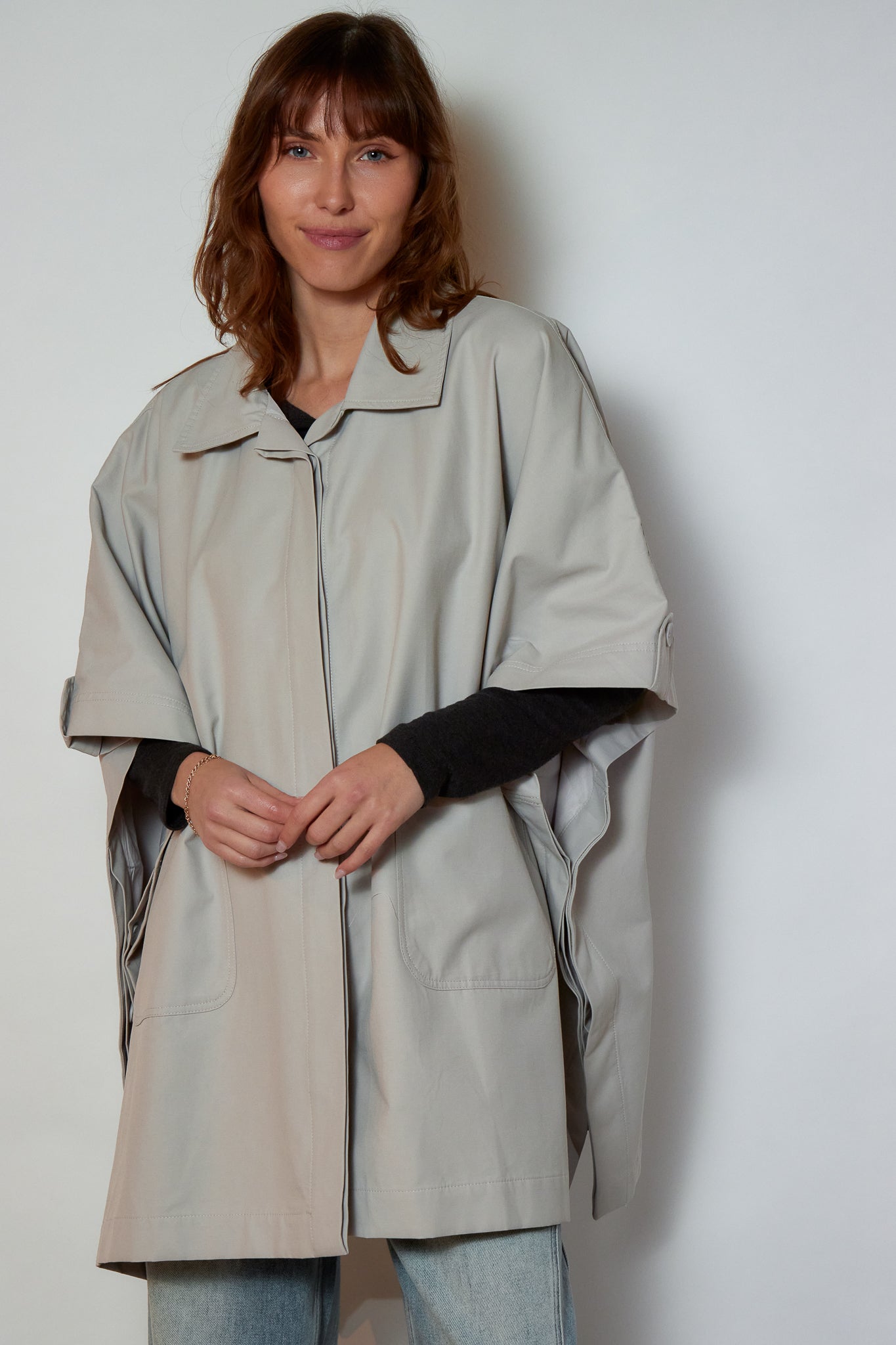 TRENCH LAURE GRIS