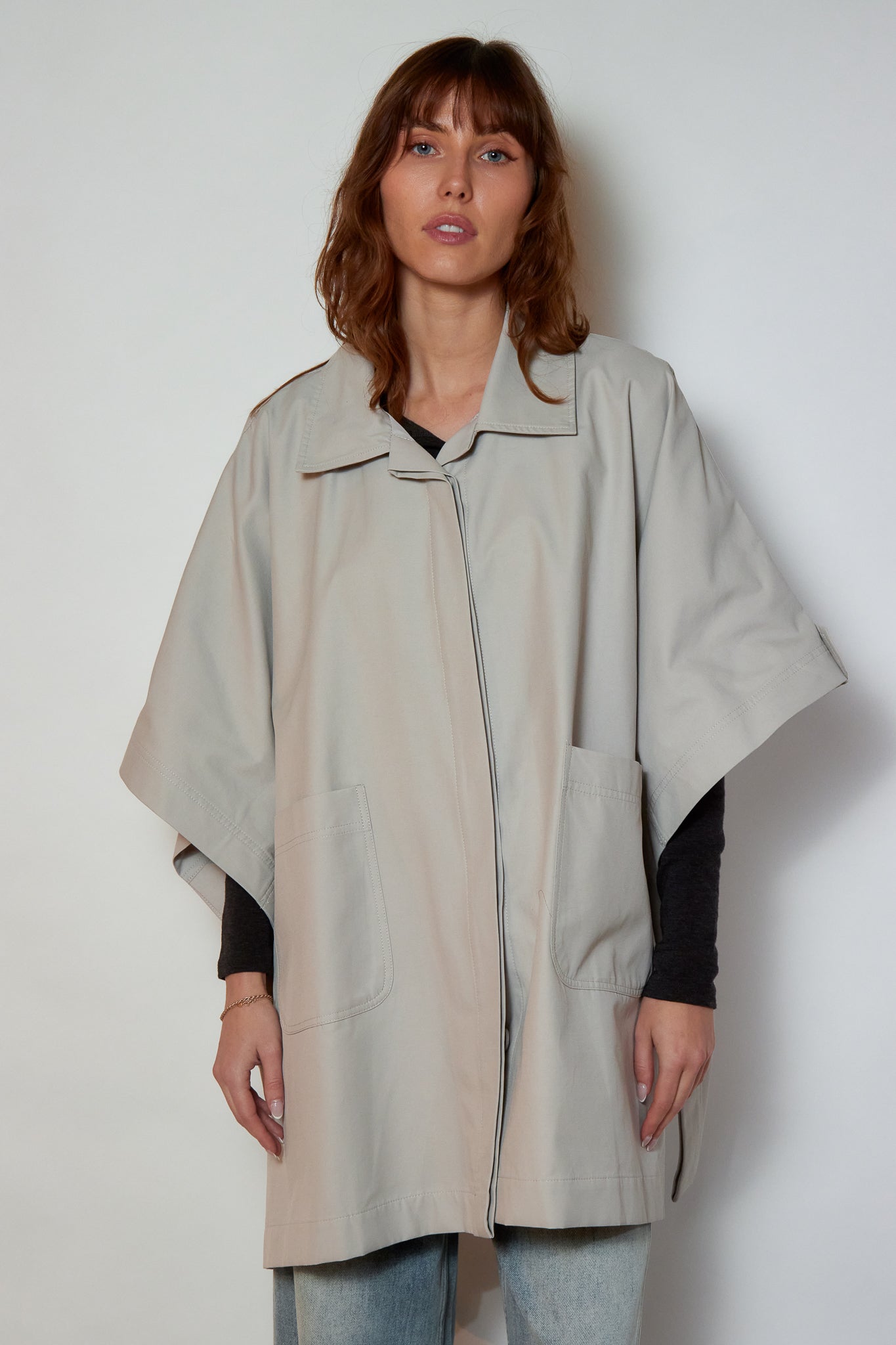 TRENCH LAURE GRIS