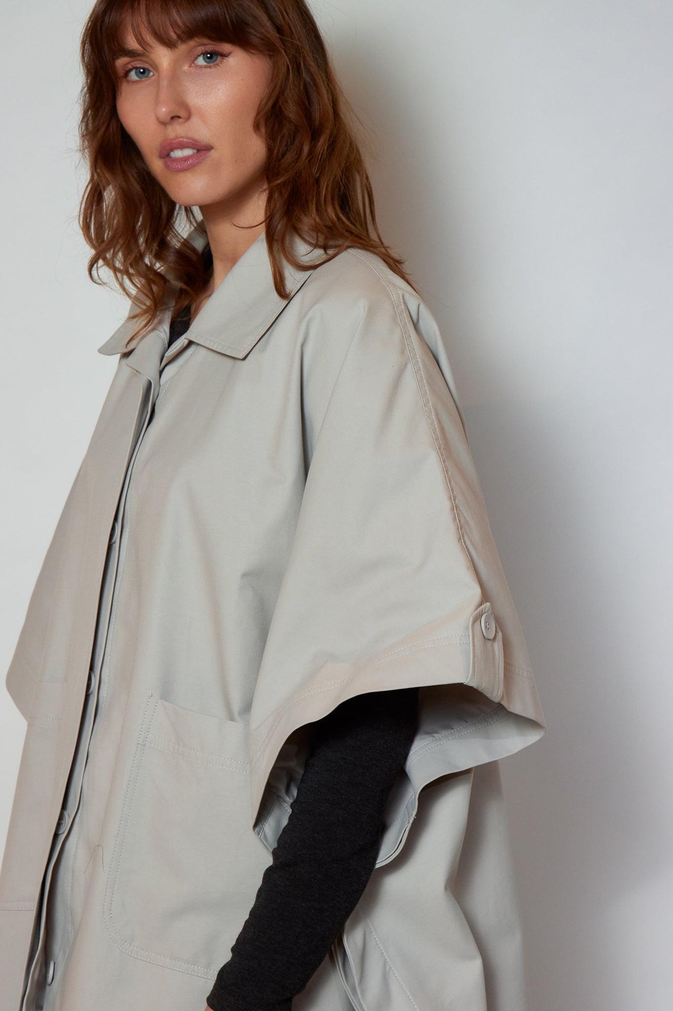 TRENCH LAURE GRIS