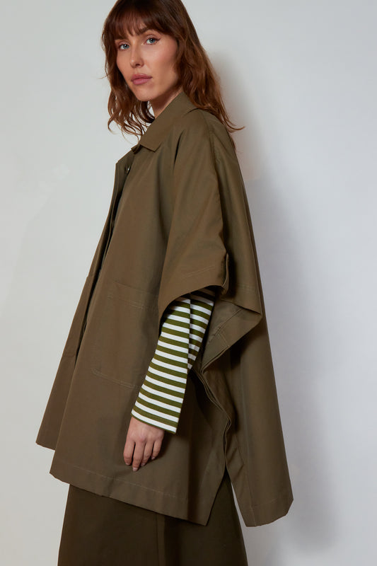 TRENCH LAURE KAKI