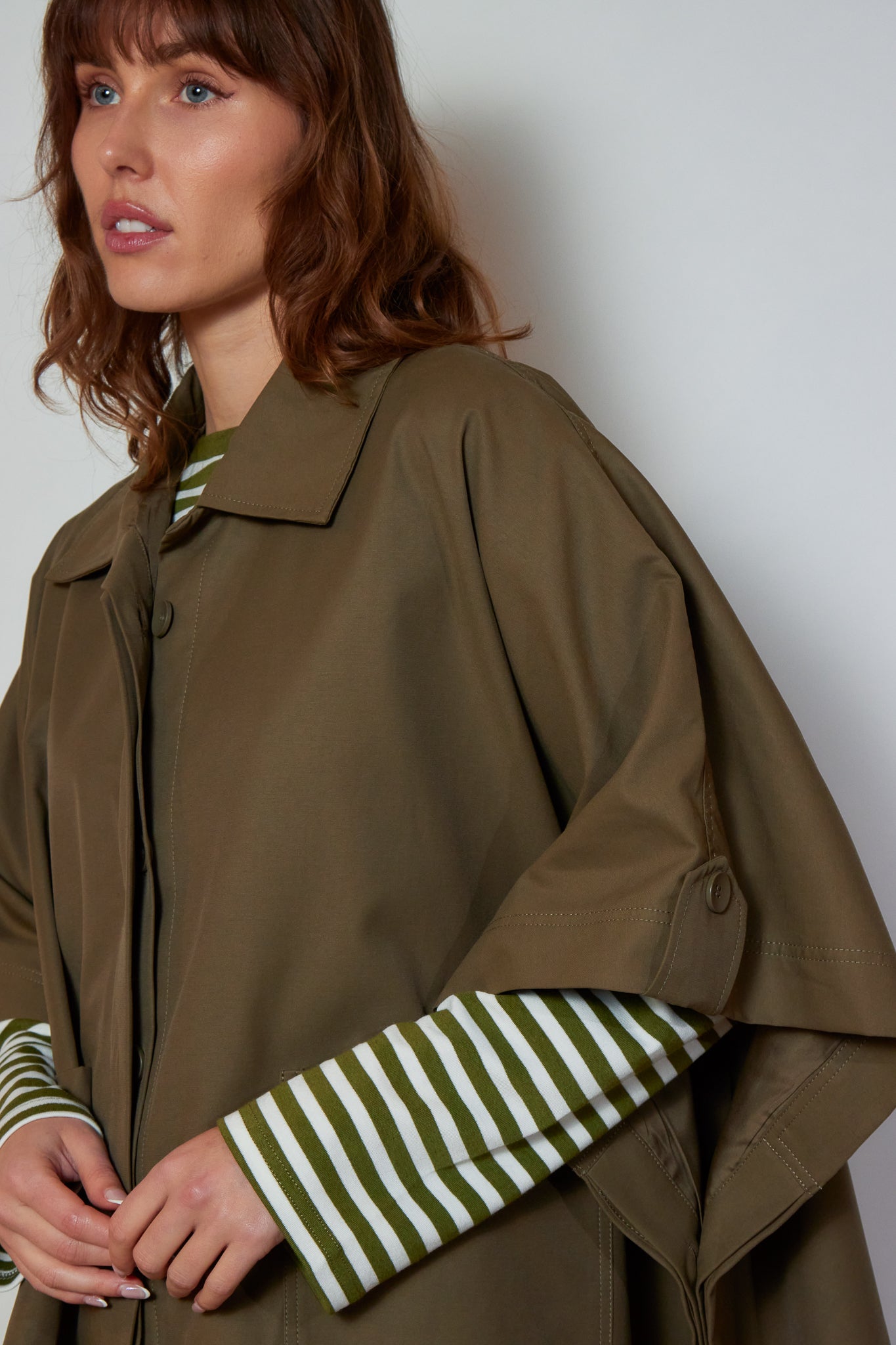 TRENCH LAURE KAKI