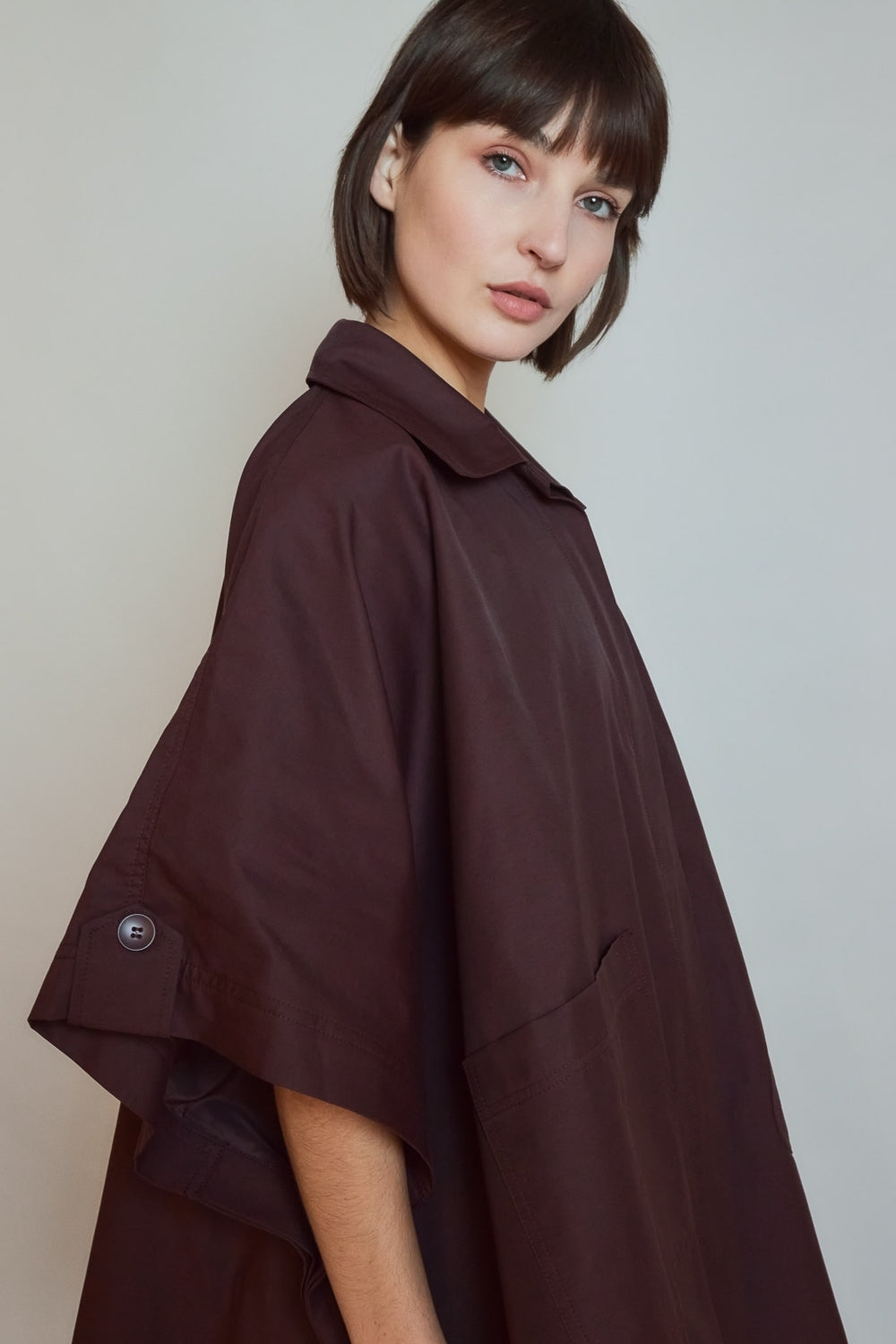 TRENCH LAURE PRUNE