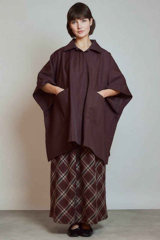 TRENCH LAURE PRUNE