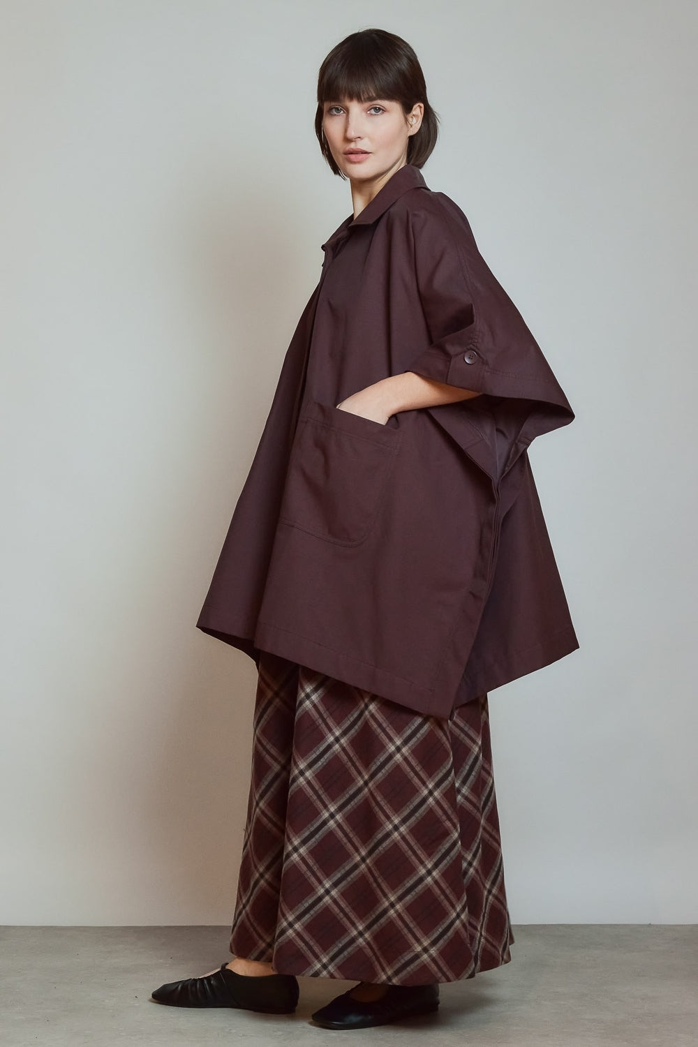 TRENCH LAURE PRUNE