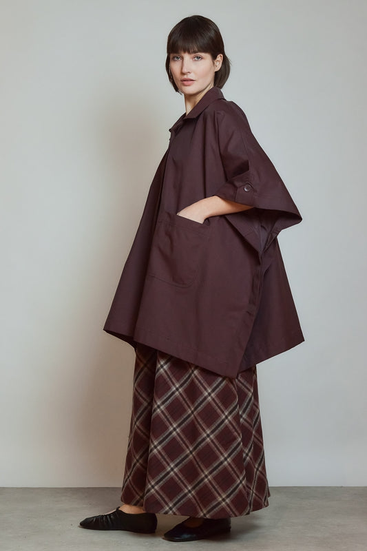TRENCH LAURE PRUNE