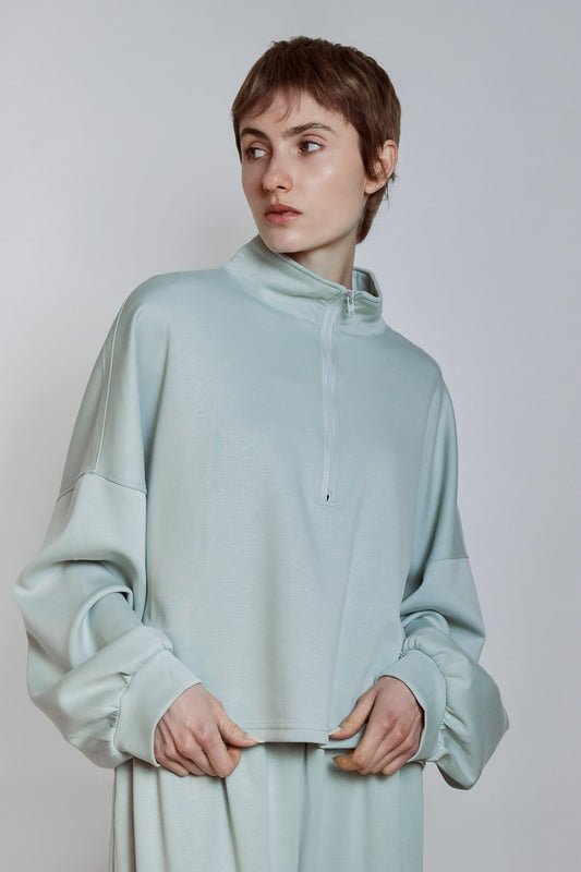 SWEAT PEARL VERT CLAIR