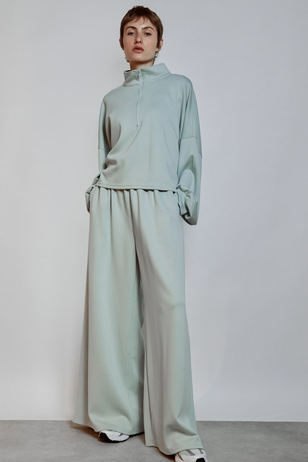 SWEAT PEARL VERT CLAIR