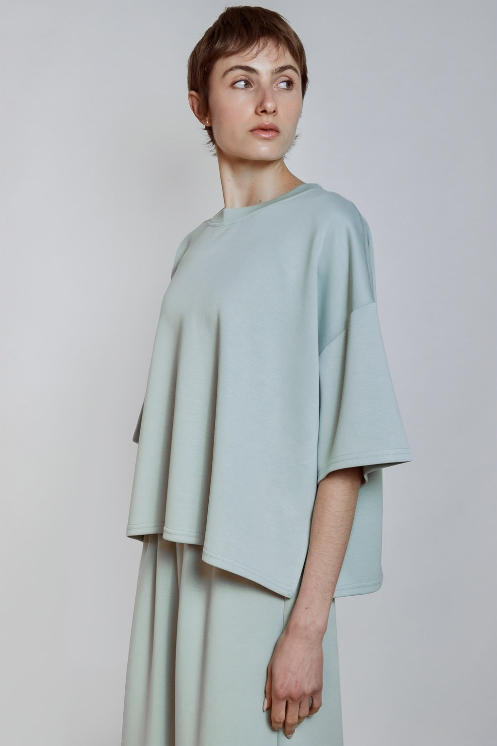 T-SHIRT PELA VERT CLAIR