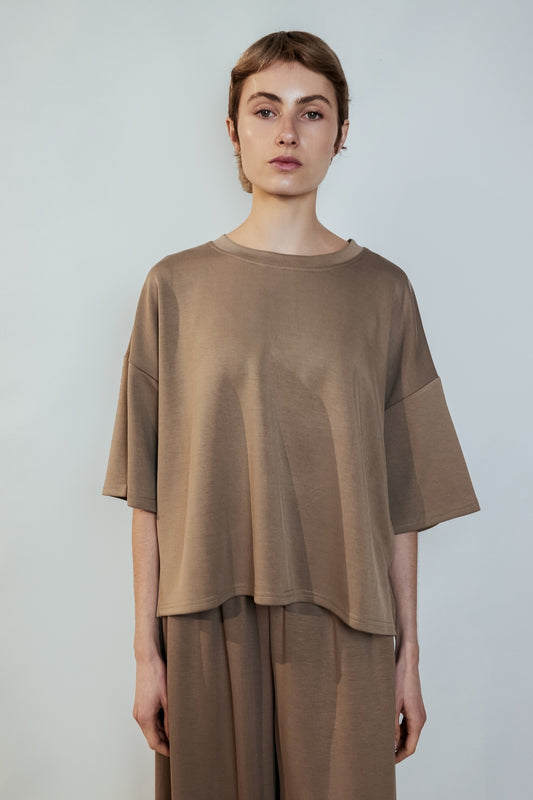 T-SHIRT COLIN TAUPE