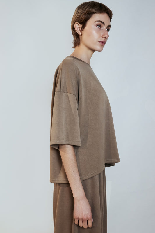 T-SHIRT COLIN TAUPE