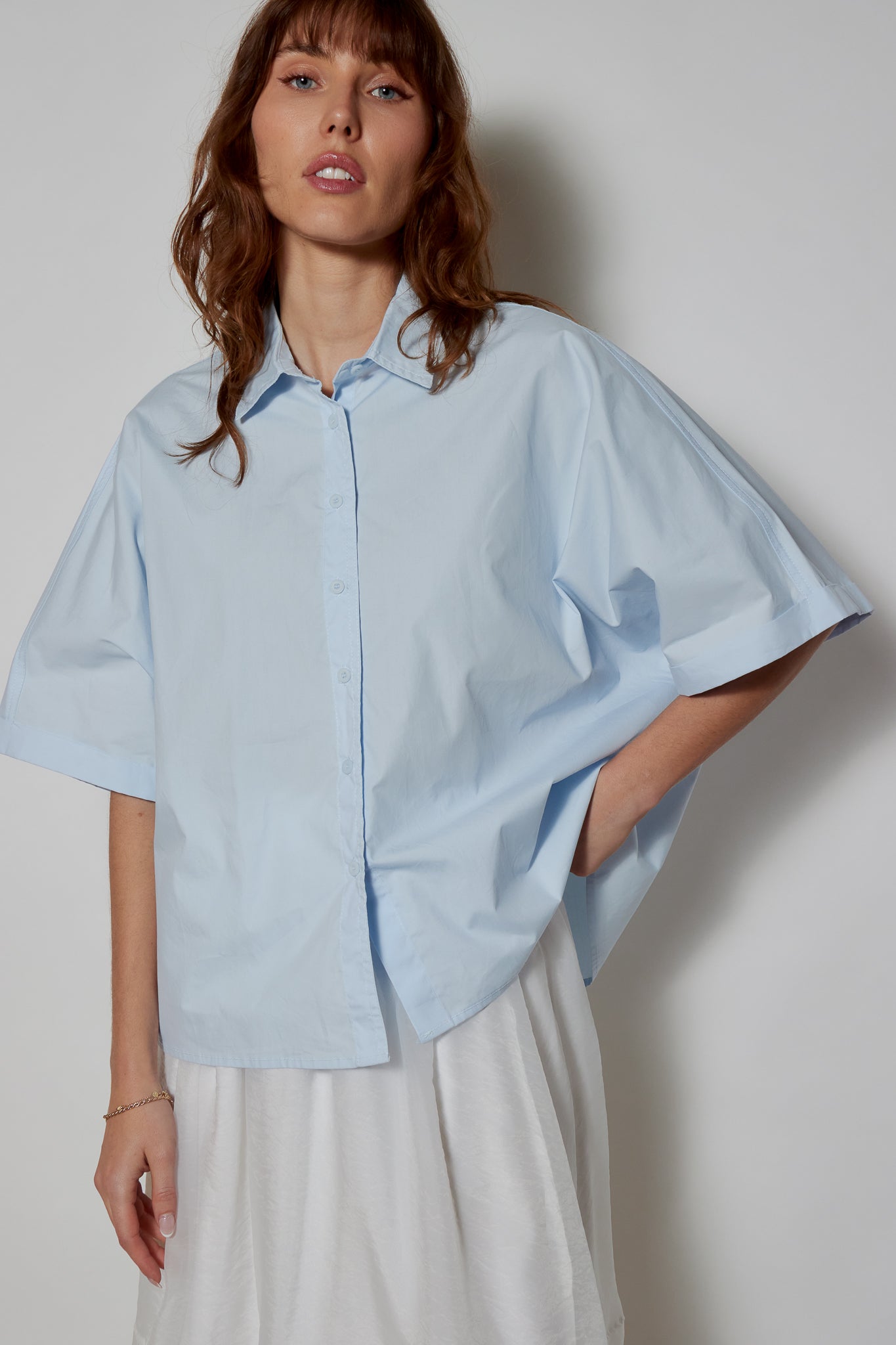 CHEMISE CORY BLEU CIEL