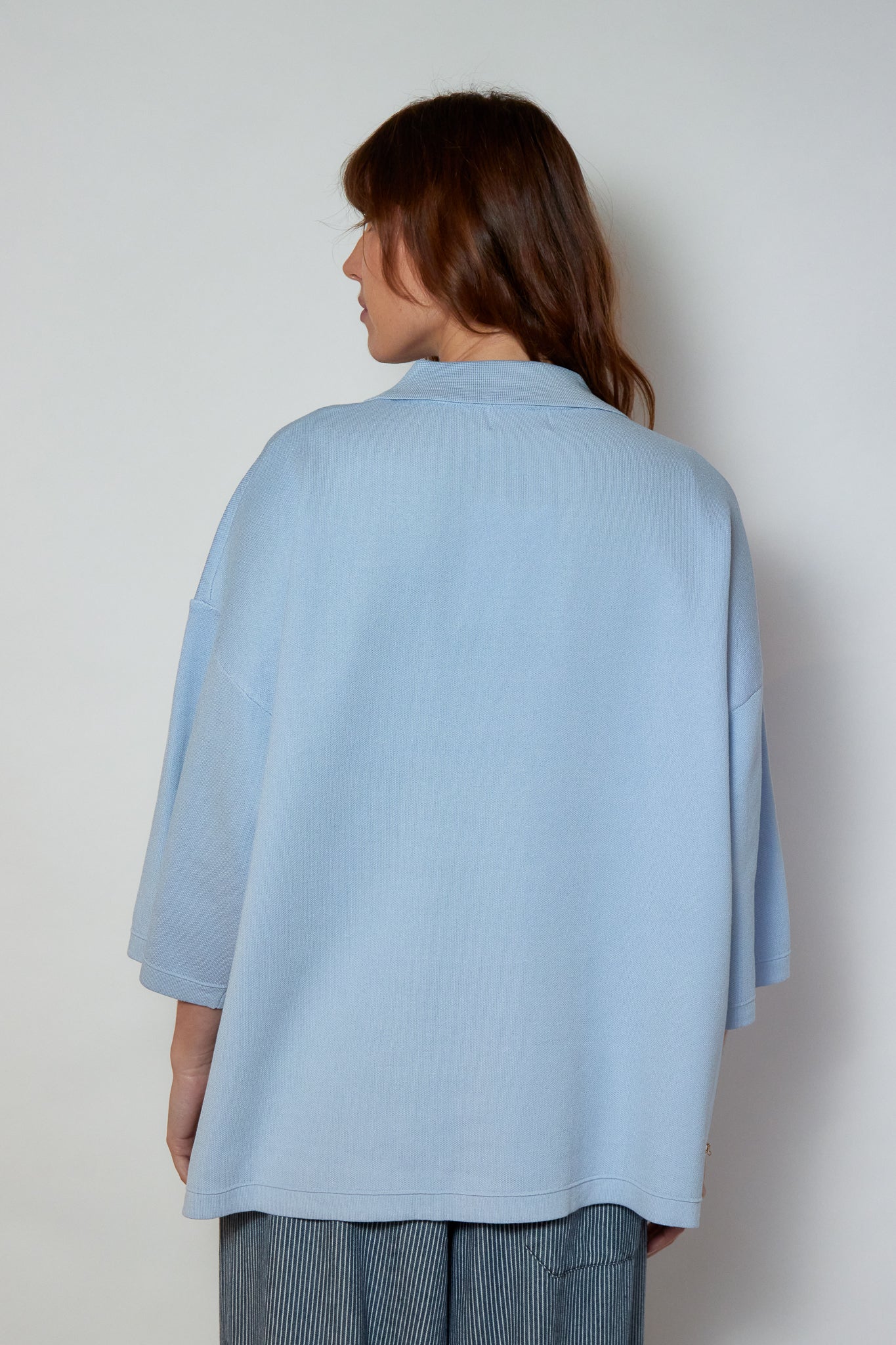 T-SHIRT MAILLE BROOKLYN BLEU