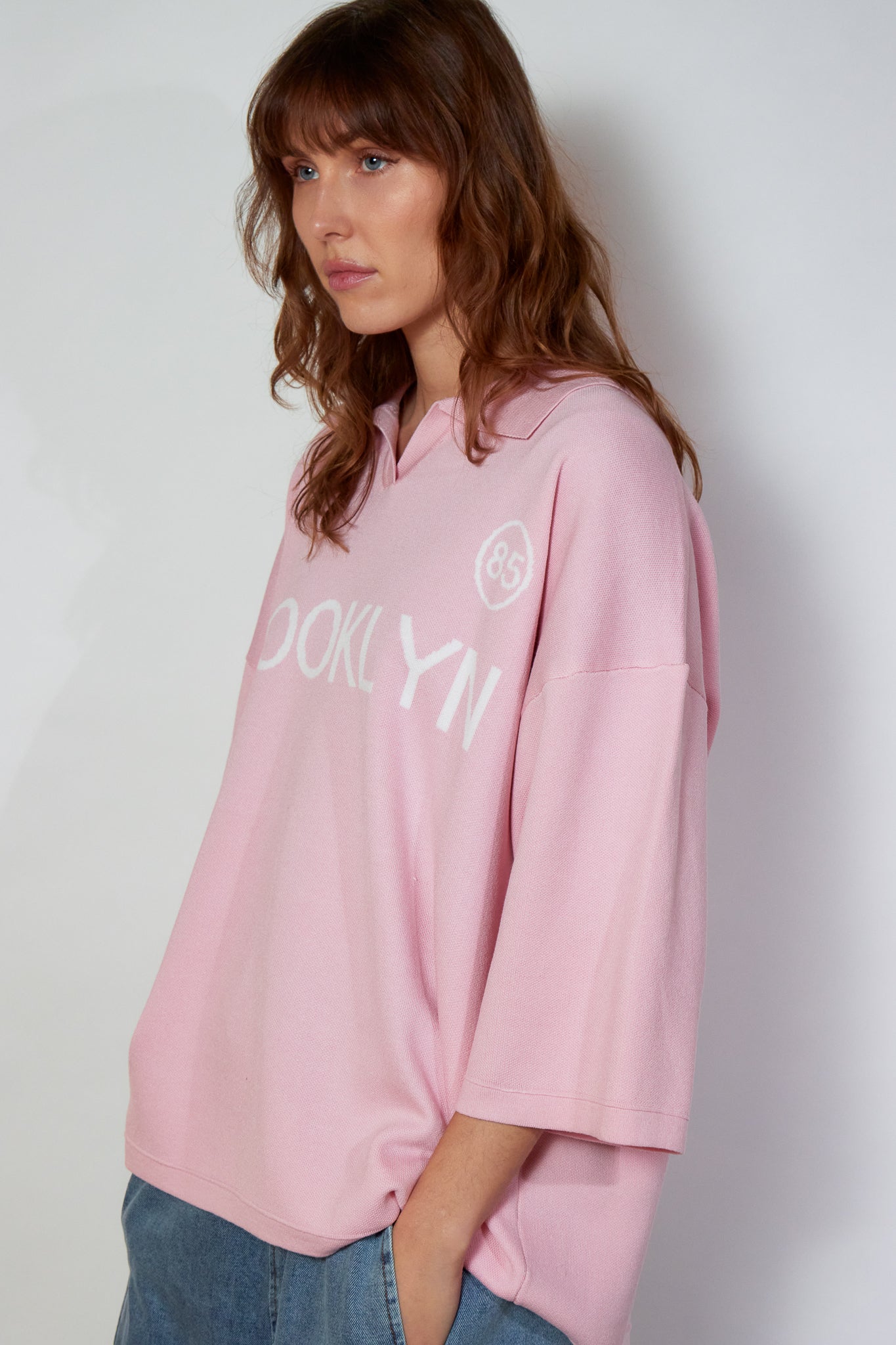 T-SHIRT MAILLE BROOKLYN ROSE