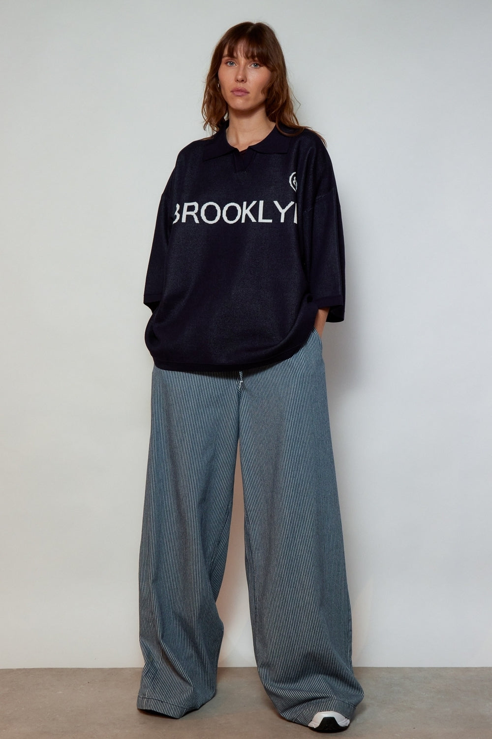 T-SHIRT MAILLE BROOKLYN MARINE