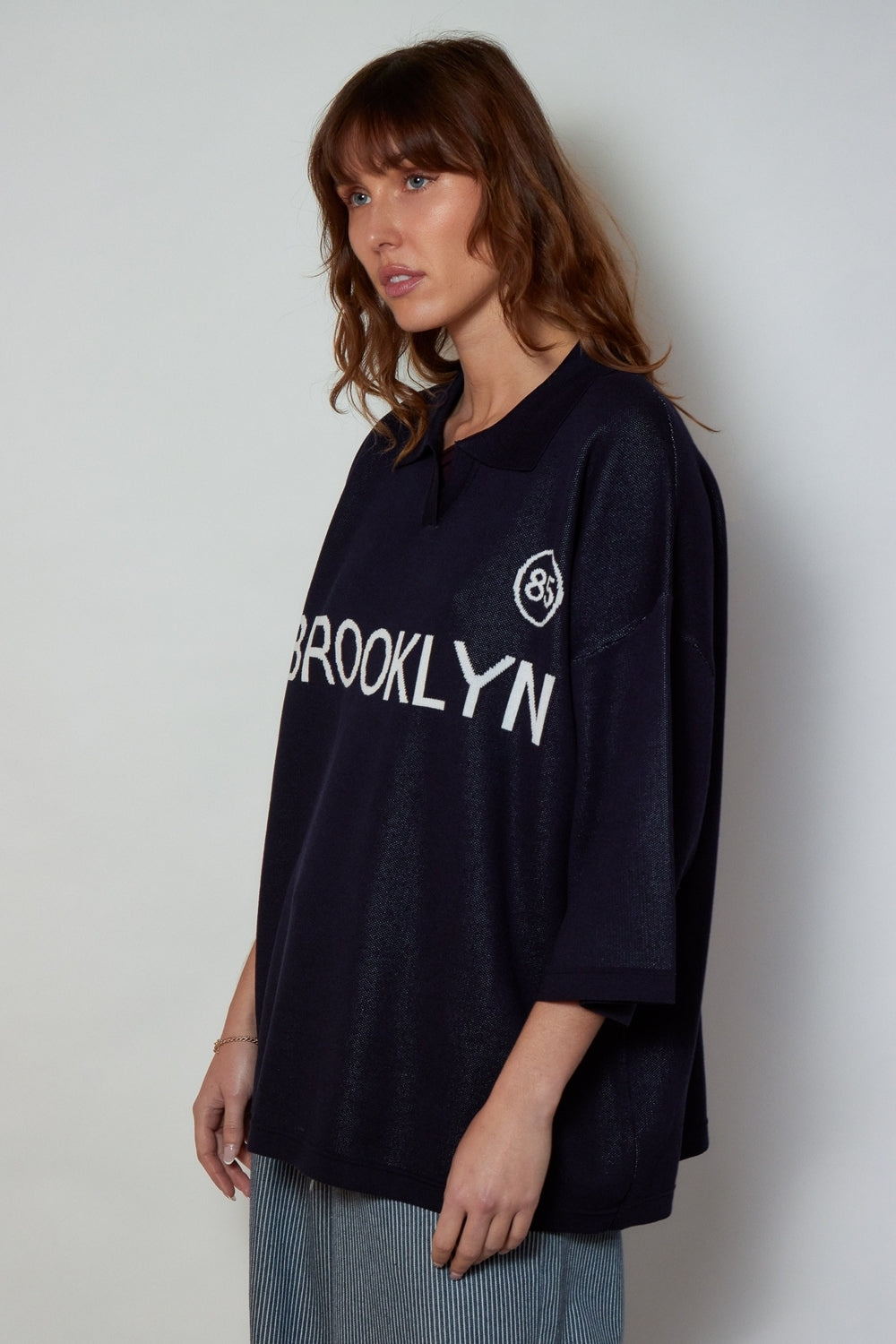 T-SHIRT MAILLE BROOKLYN MARINE