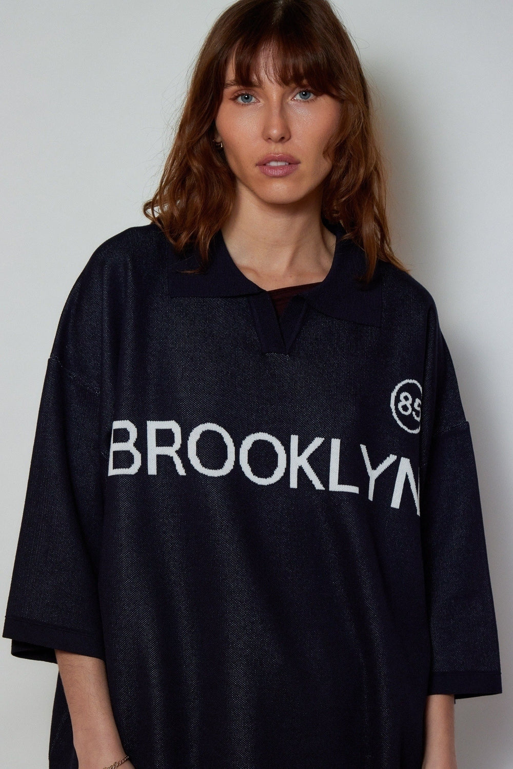 T-SHIRT MAILLE BROOKLYN MARINE