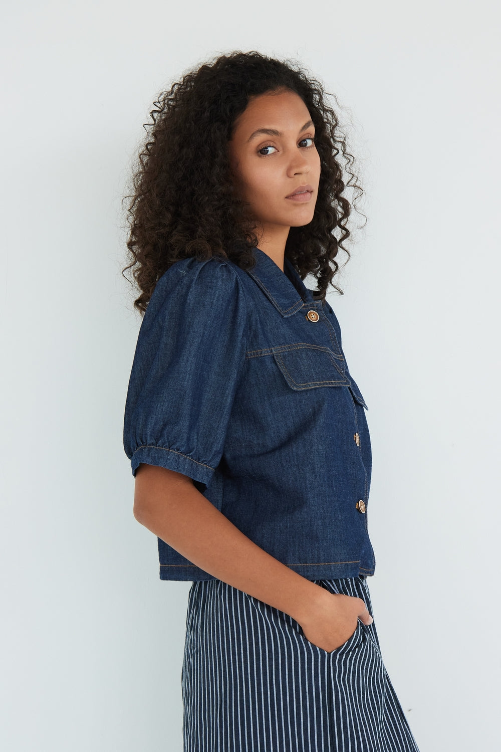 TOP CELESTE BLEU