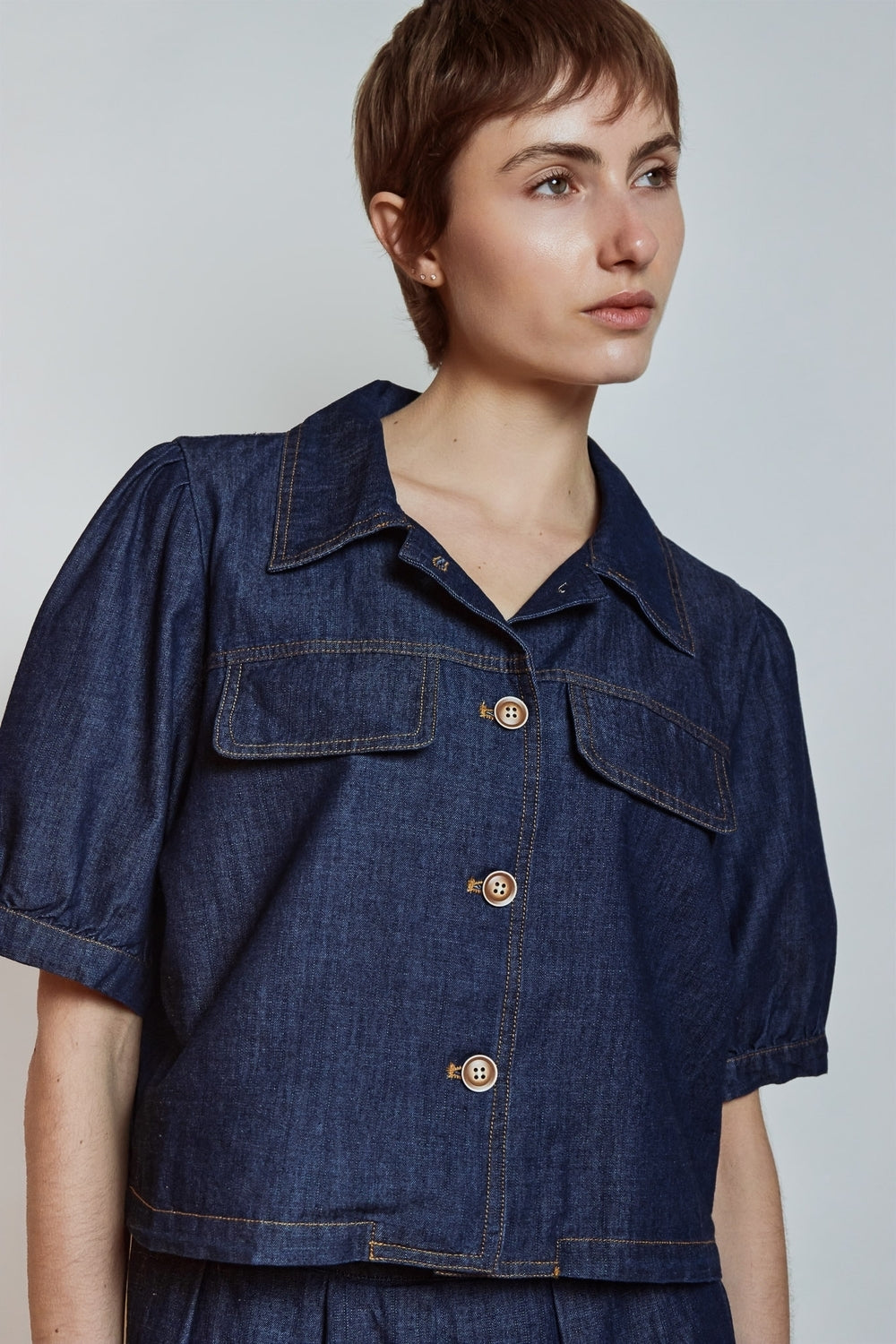 TOP CELESTE BLEU