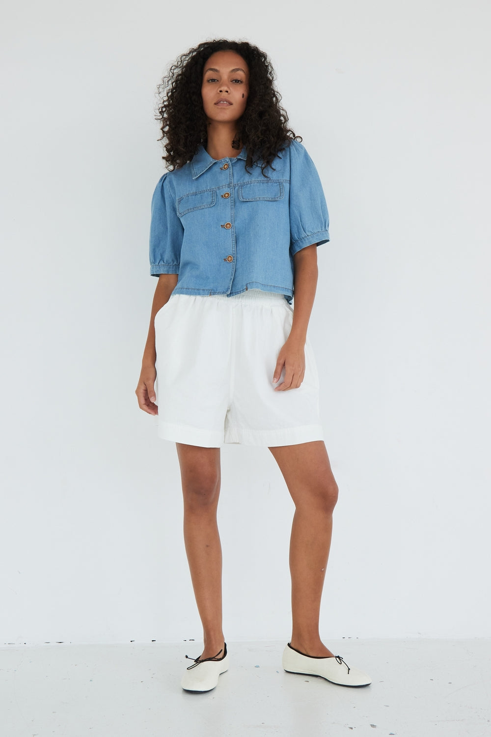 TOP CELESTE BLEU CIEL
