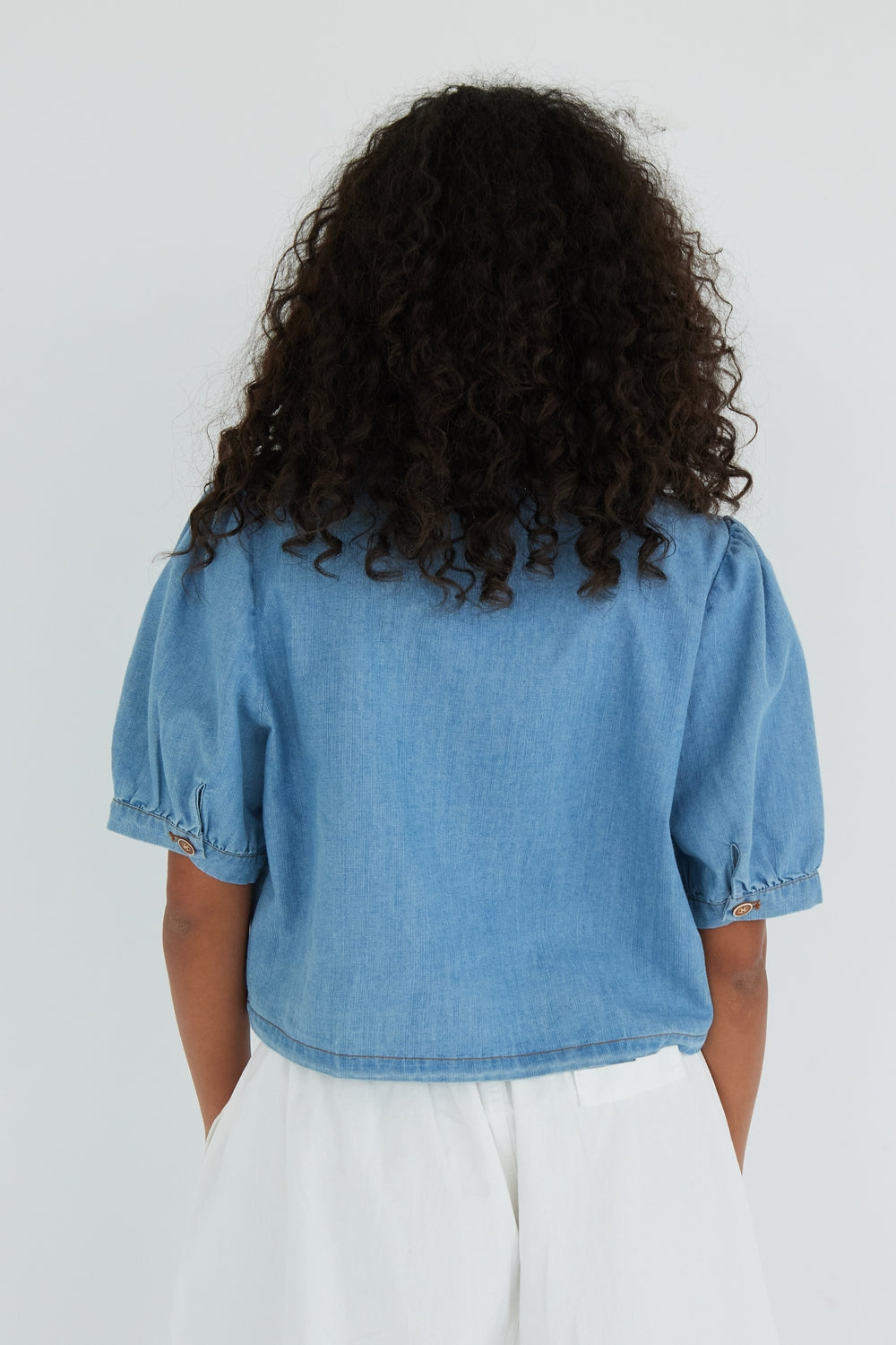 TOP CELESTE BLEU CIEL