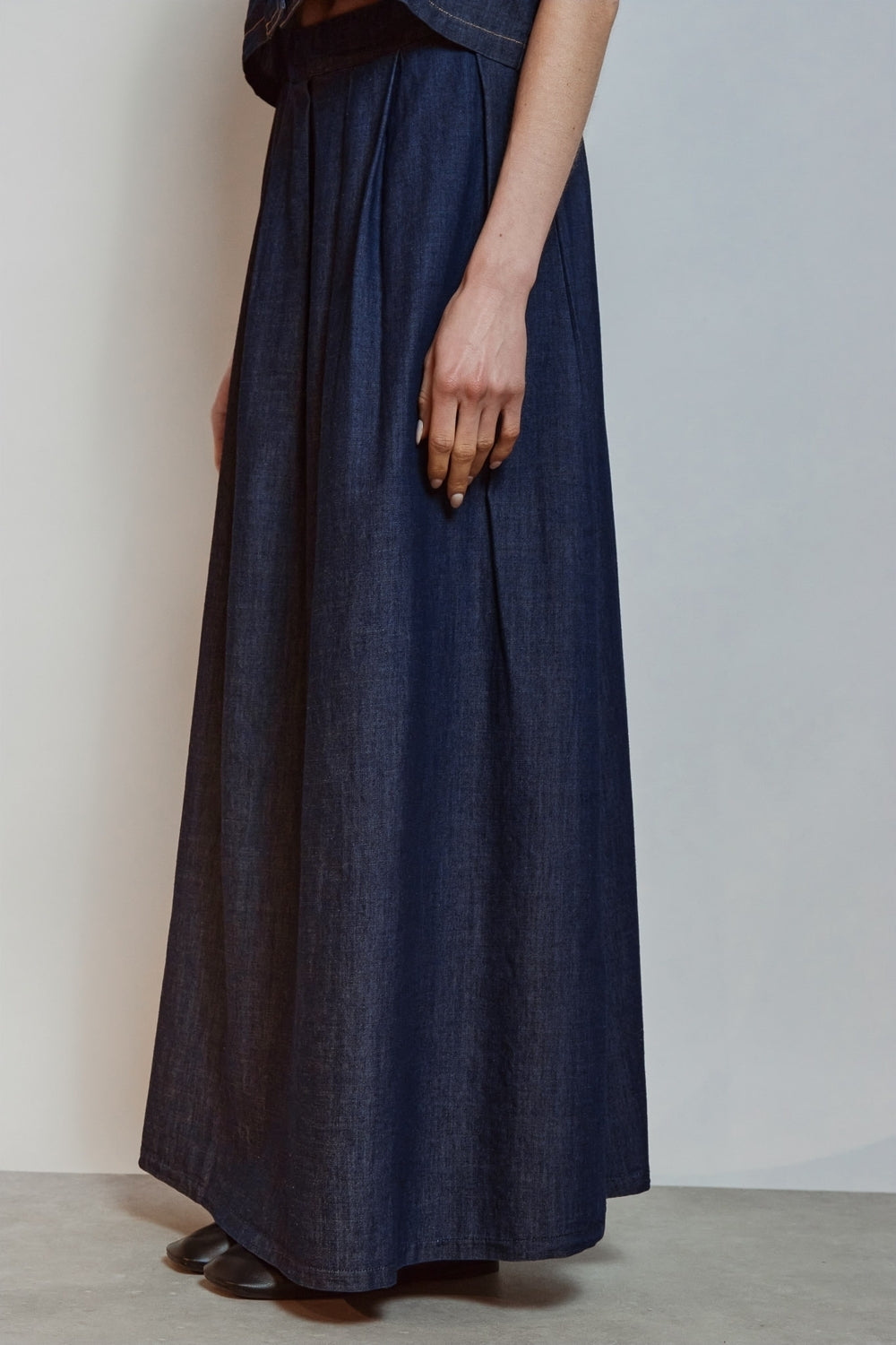 JUPE CELESTE BLEU
