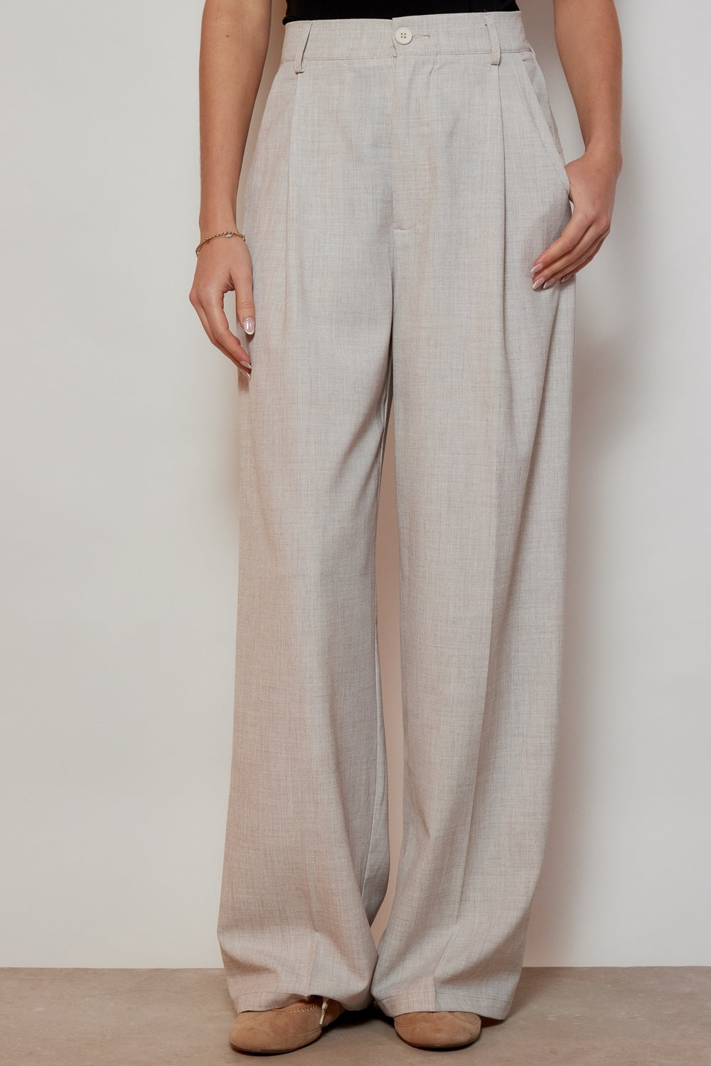 PANTALON TALIA CREME