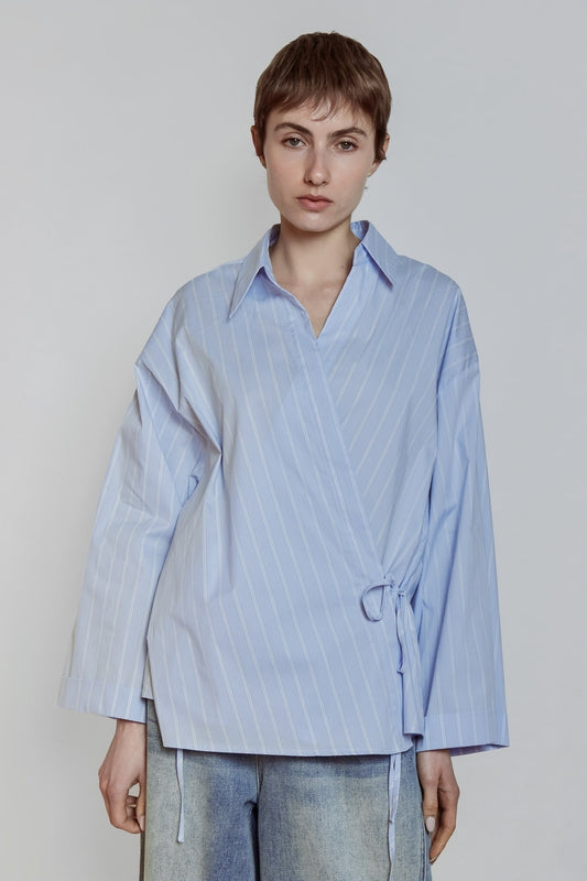CHEMISE ALAYA BLEU CLAIRE