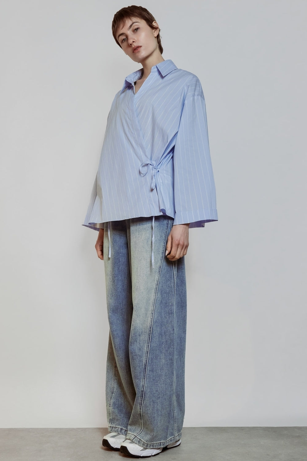 CHEMISE ALAYA BLEU CLAIRE