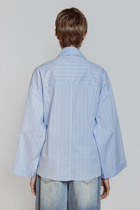 CHEMISE ALAYA BLEU CLAIRE