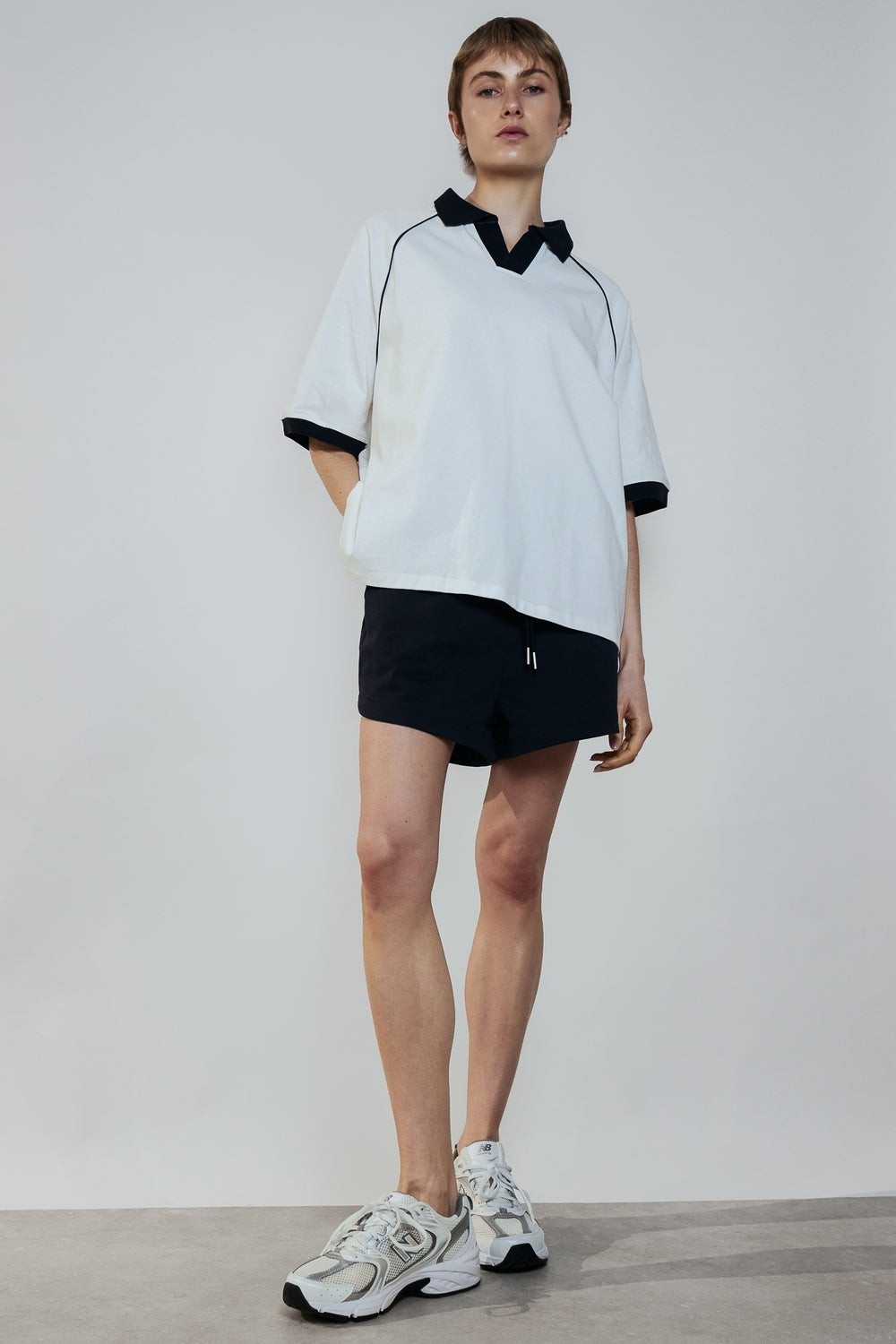 T-SHIRT POLO CELIA BLANC