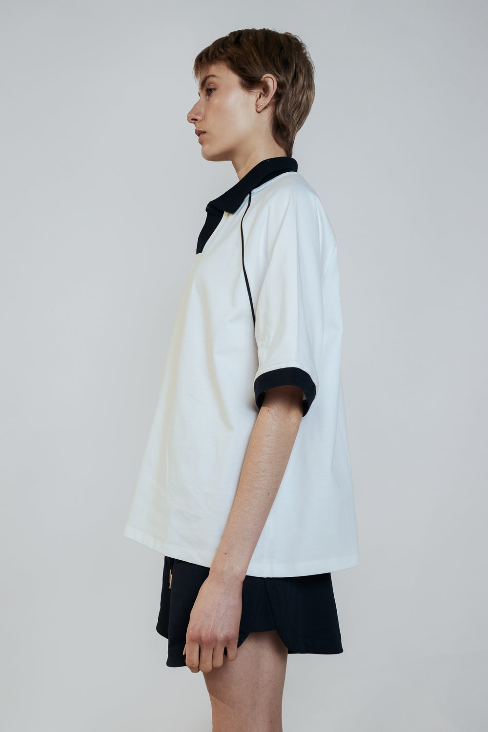 T-SHIRT POLO CELIA BLANC