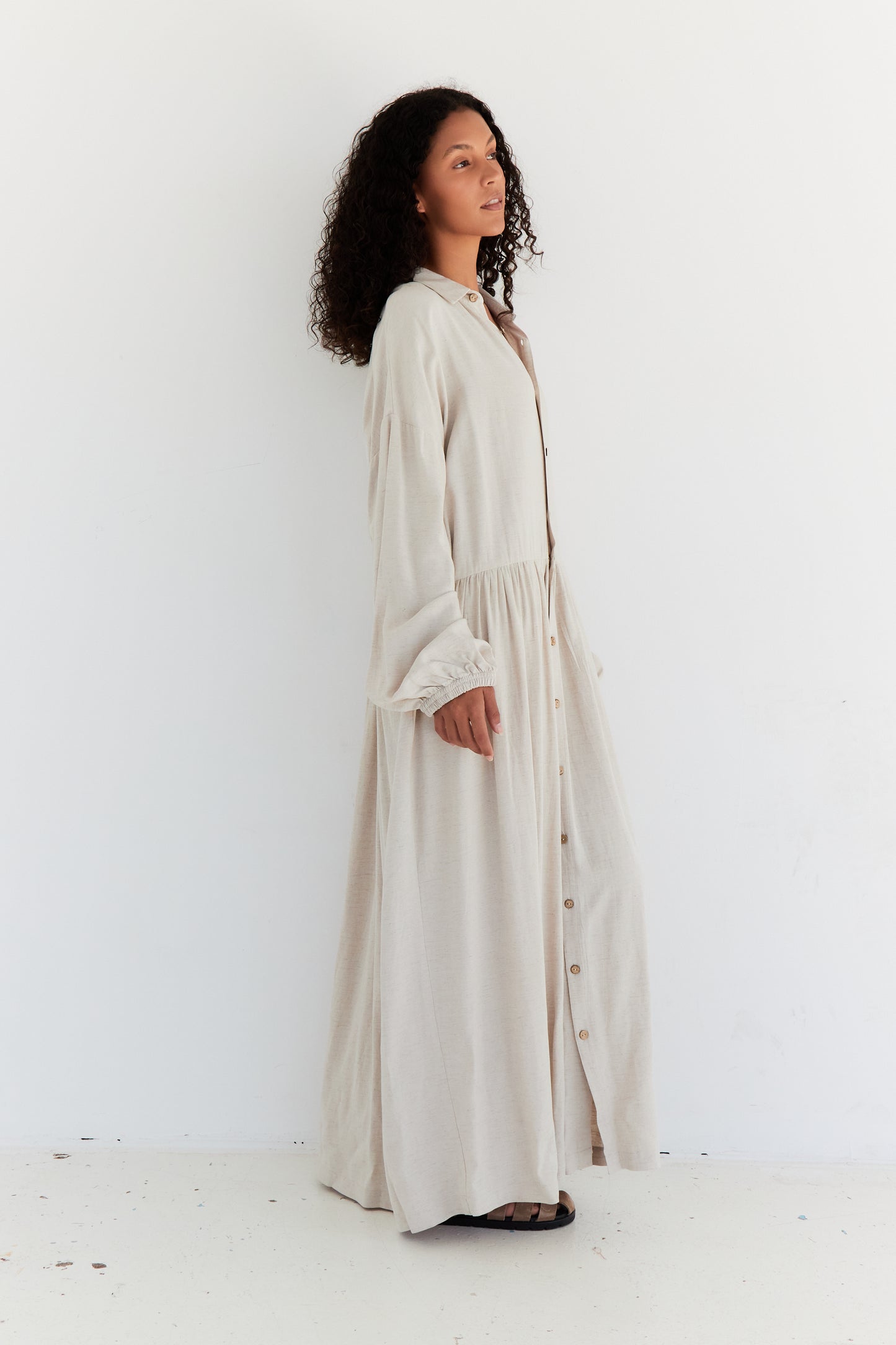 ROBE CELESTE BEIGE