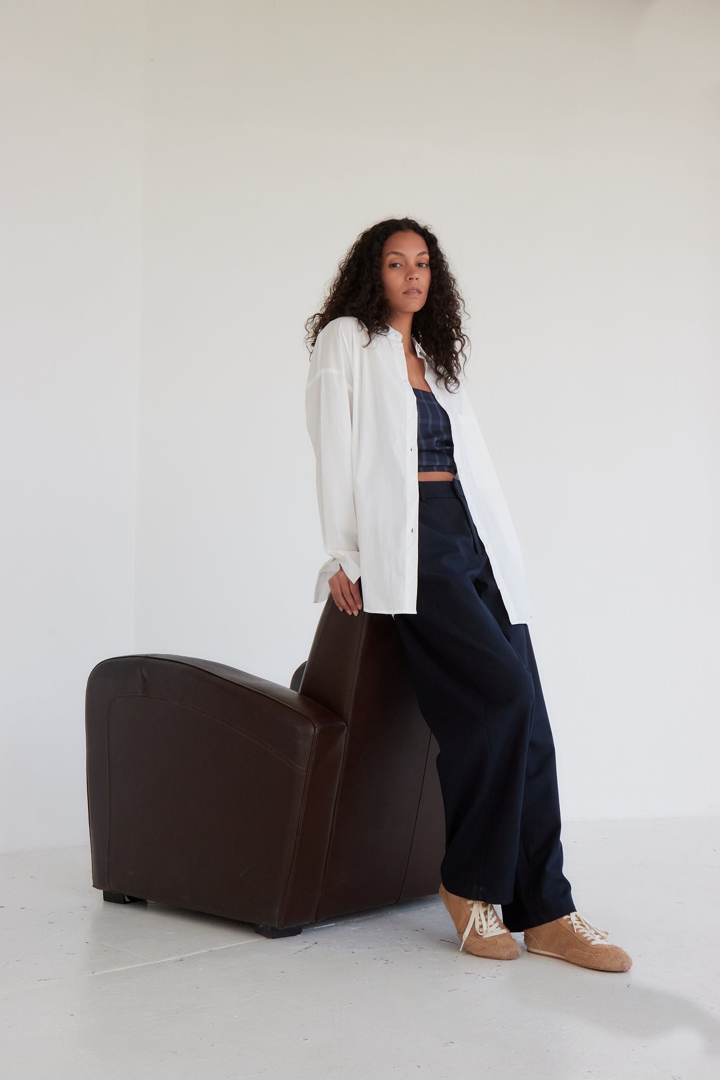 PANTALON SOLENE MARINE