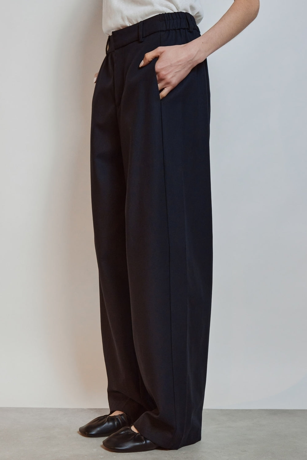 PANTALON SOLENE MARINE