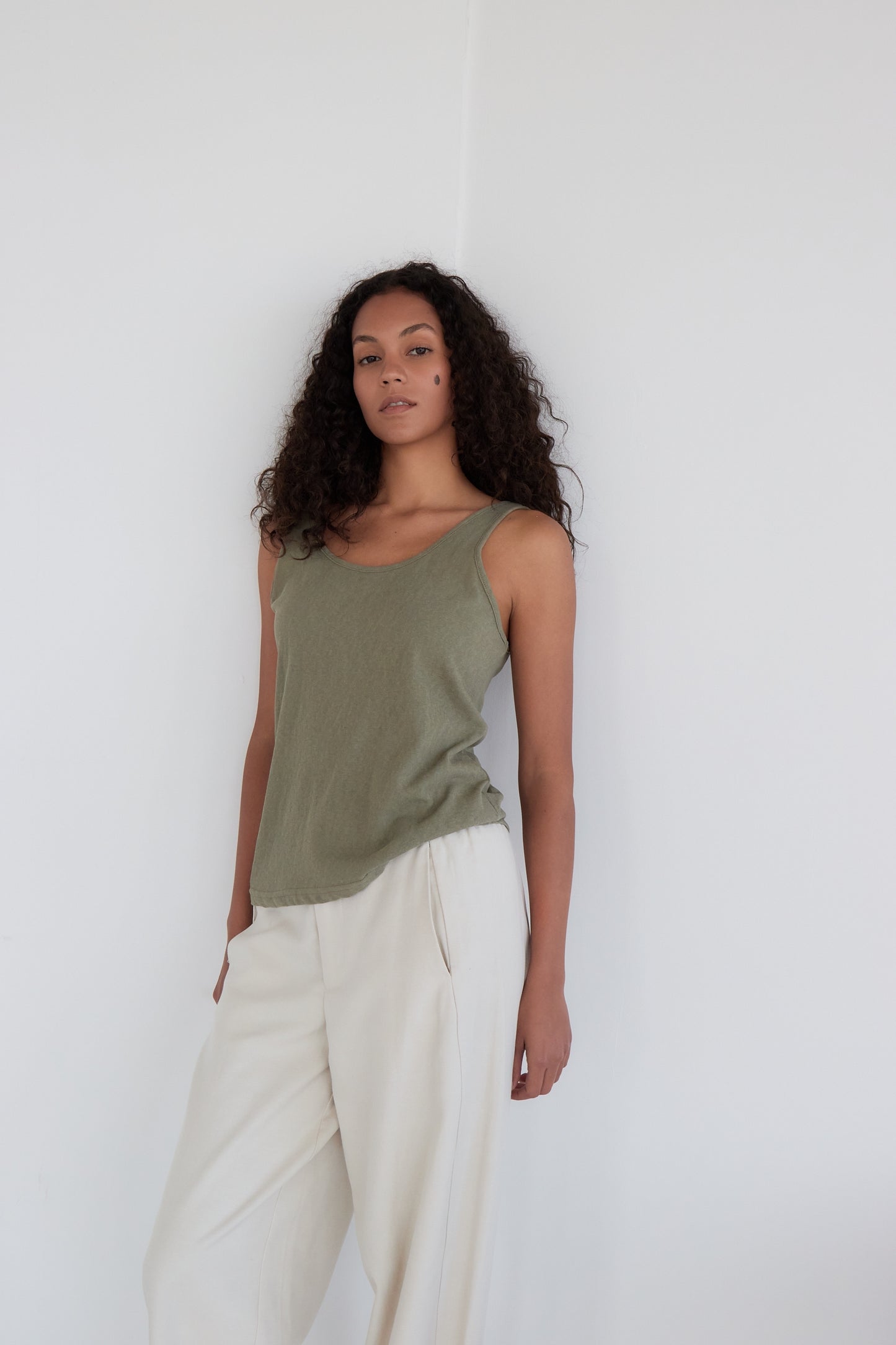 PANTALON SOLENE CREME