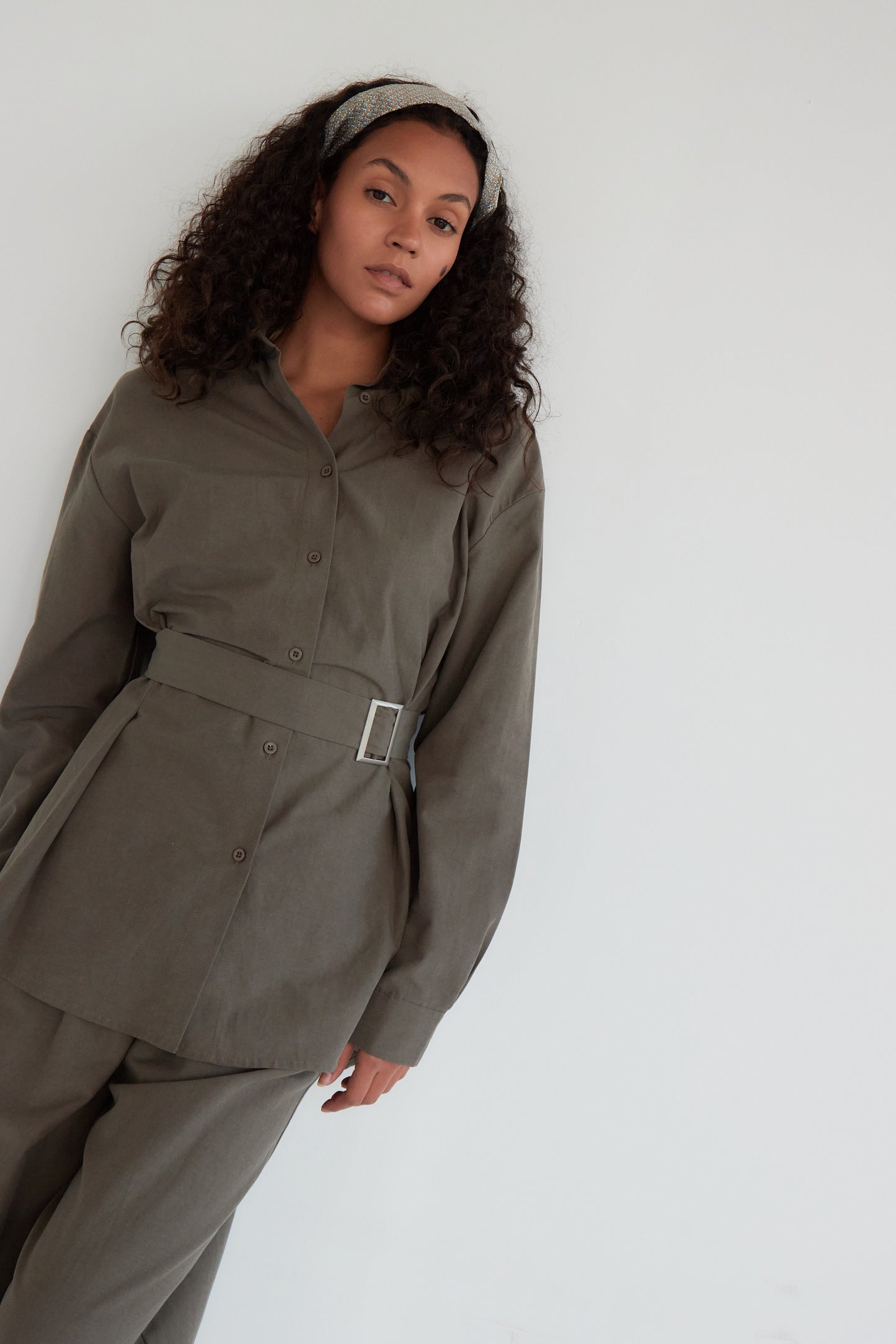 PANTALON GIULIA OLIVE