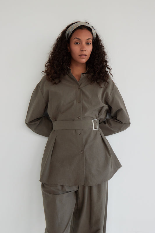 CHEMISE GIULIA OLIVE