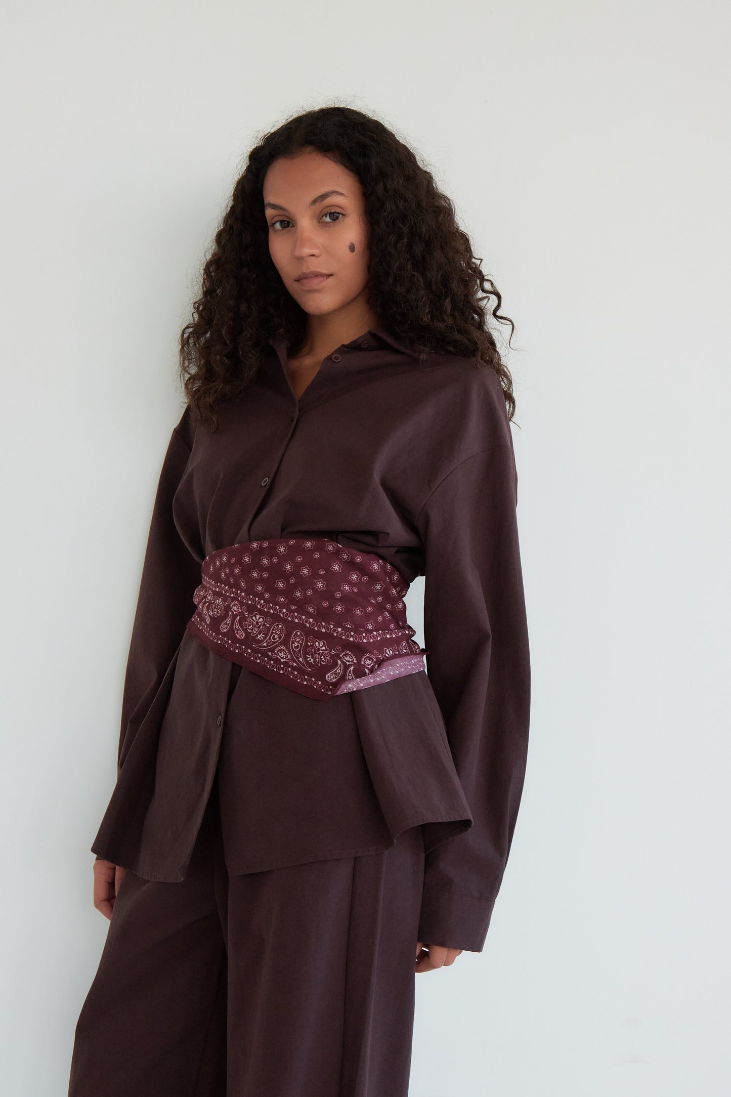 CHEMISE GIULIA PRUNE