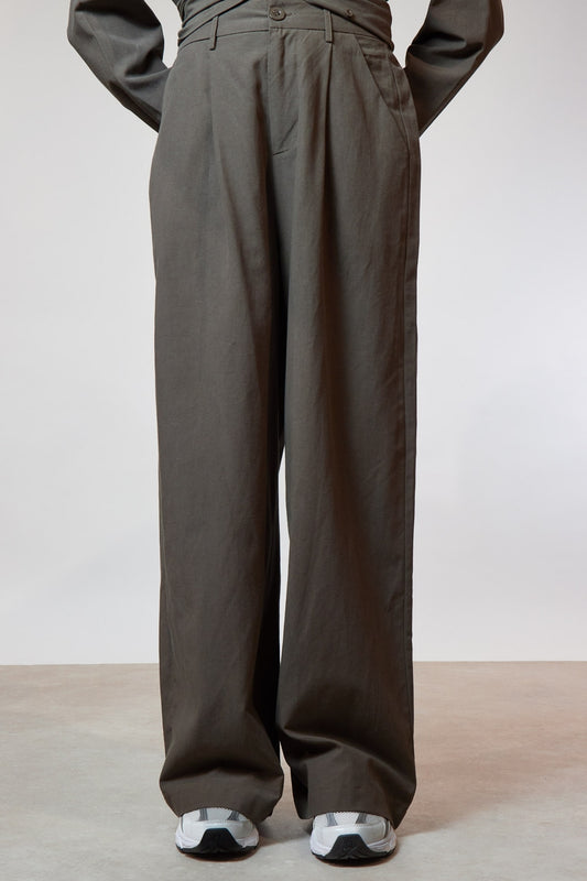 PANTALON GIULIA OLIVE