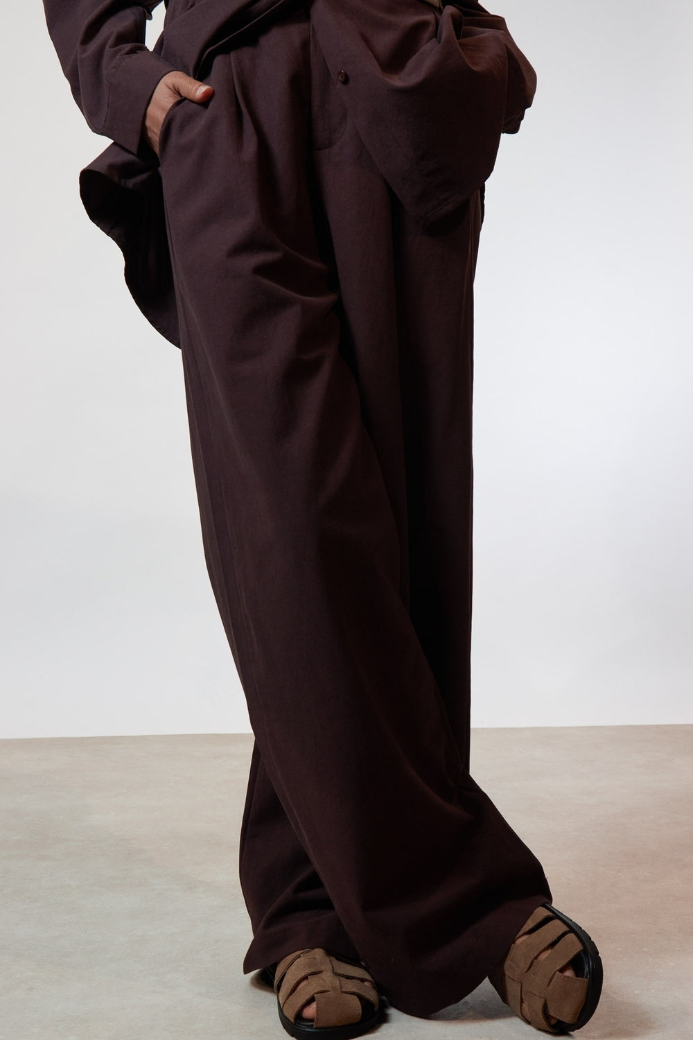 PANTALON GIULIA PRUNE
