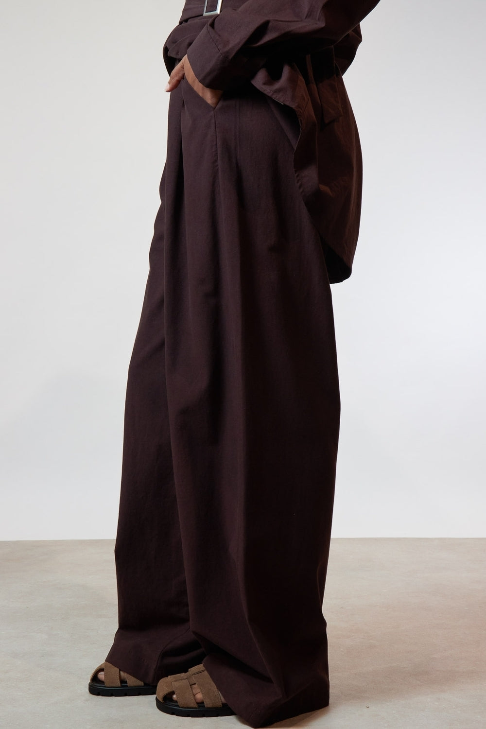 PANTALON GIULIA PRUNE