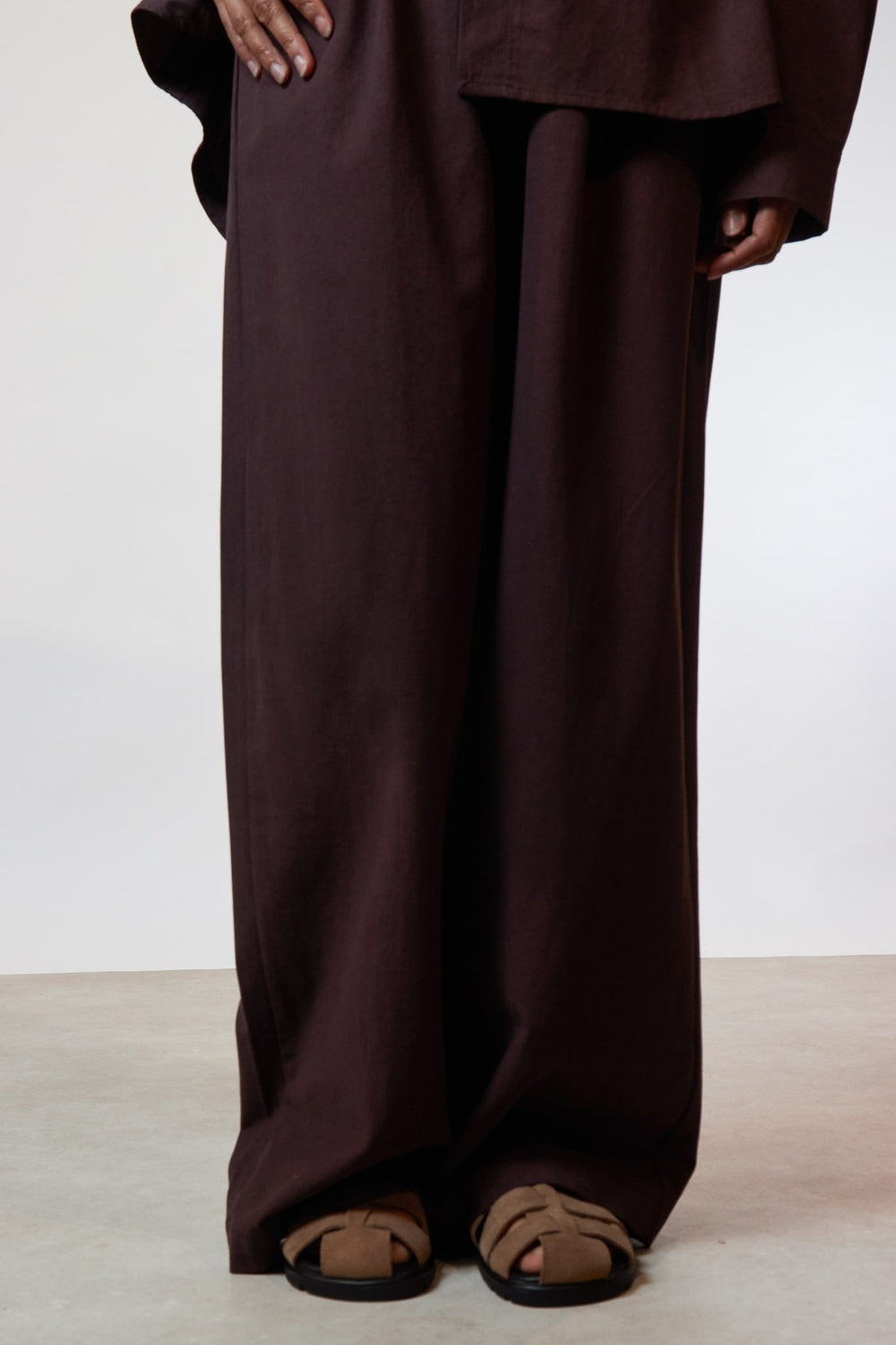 PANTALON GIULIA PRUNE