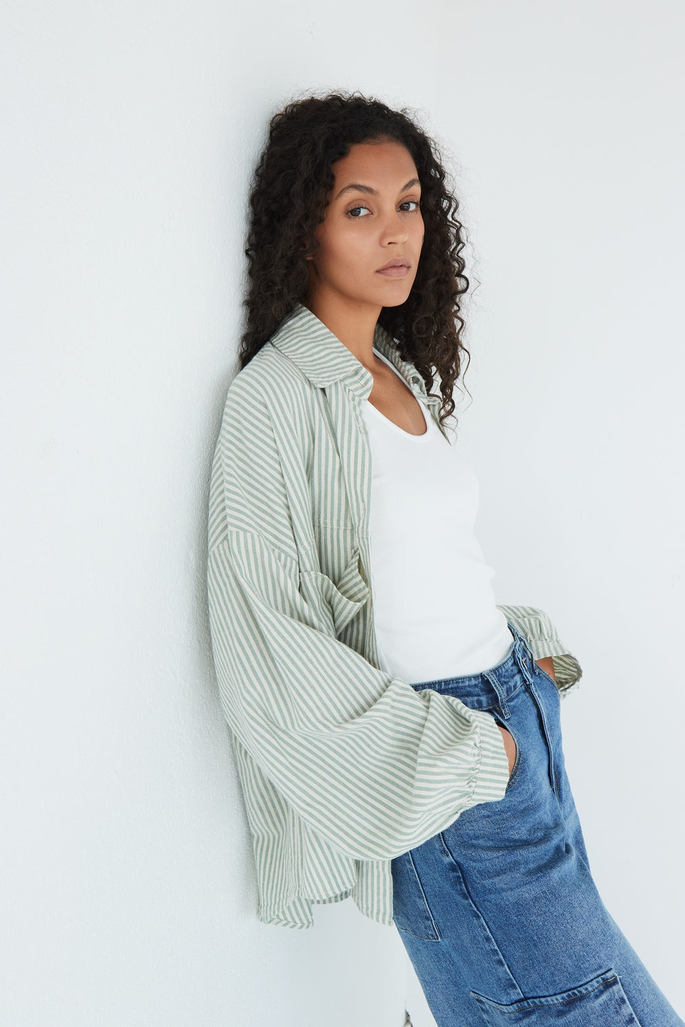 CHEMISE SELMA MENTHE