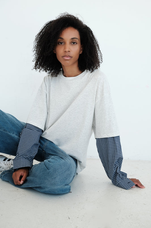 T-SHIRT LEXIE GRIS