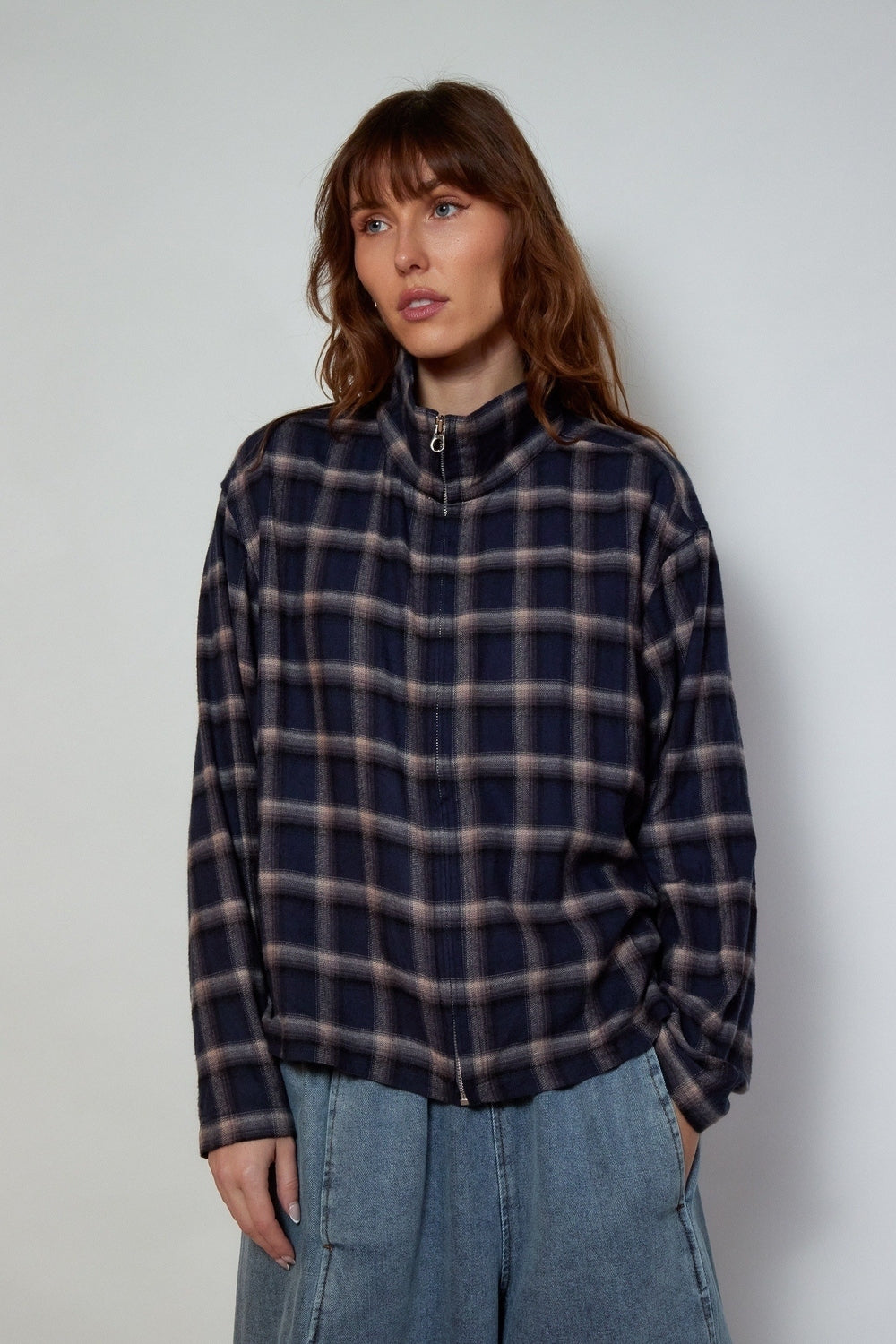 CHEMISE ROMANE BLEU