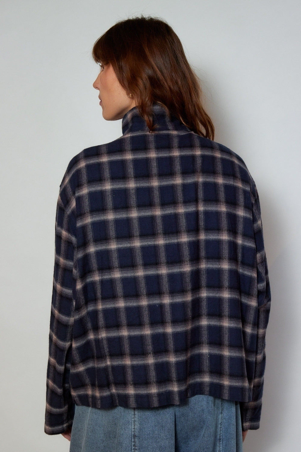 CHEMISE ROMANE BLEU